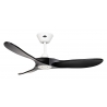 ECO GENUINO 122 ΜW MS White - Black with DC motor and remote control by Casafan