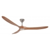 ECO GENUINO 180 ΒΝ ΕΜ Brushed Chrome Oak with DC motor and remote control by Casafan
