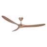 ECO GENUINO 180 MG ΕΜ Brushed Brass Oak with DC motor and remote control by Casafan