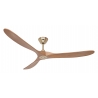 ECO GENUINO 180 MG ΕΜ Brushed Brass Oak with DC motor and remote control by Casafan