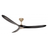 ECO GENUINO 180 MG MS Brushed Brass Black with DC motor and remote control by Casafan