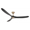 ECO GENUINO 180 MG MS Brushed Brass Black with DC motor and remote control by Casafan