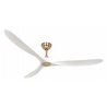 ECO GENUINO 180 MG MW Brushed Brass White with DC motor and remote control by Casafan