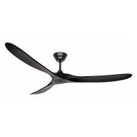 ECO GENUINO 180 MS MS Matt Black with DC motor and remote control by Casafan