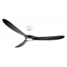 ECO GENUINO 180 MS MW Black White Matt  with DC motor and remote control by Casafan