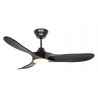 ECO GENUINO L 122 MS Matt Black with DC motor and LED Light by Casafan