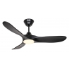 ECO GENUINO L 122 MS Matt Black with DC motor and LED Light by Casafan