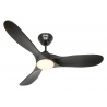 ECO GENUINO L 122 MS Matt Black with DC motor and LED Light by Casafan
