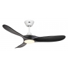 ECO GENUINO L 122 MW MS Matt White Black with DC motor and LED Light by Casafan