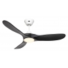 ECO GENUINO L 122 MW MS Matt White Black with DC motor and LED Light by Casafan