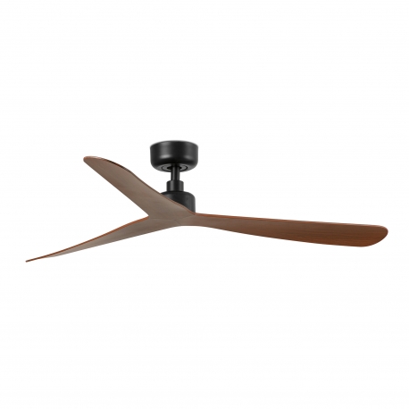 Rocker White Oak ceiling fan with DC motor  by FARO