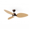 Alma L Brown Natural Outdoor DC ceiling fan with LED from Sulion