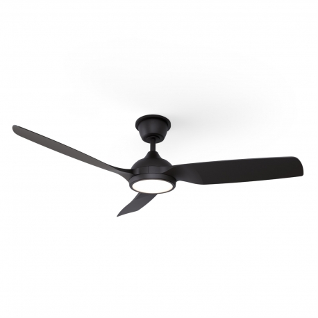Dana 132 Brown Outdoor Ceiling fan with DC motor and LED light by Sulion