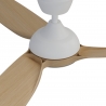 Dana 132 White Outdoor Ceiling fan with DC motor by Sulion