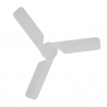 Nox 90 Brown Outdoor Ceiling fan with DC motor by Sulion