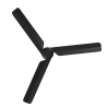 Nox 132 Chrome Outdoor Ceiling fan with DC motor by Sulion