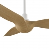 Ivy Neo 100 White Natural Outdoor Ceiling fan with DC motor and LED light by Sulion