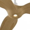 Ivy Neo 100 White Natural Outdoor Ceiling fan with DC motor and LED light by Sulion