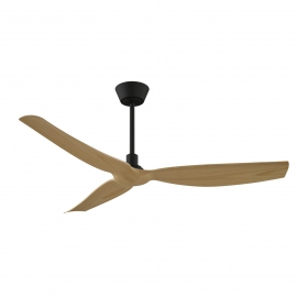 Ivy Neo 132 ΅White Natural Wood Outdoor Ceiling fan with DC motor by Sulion