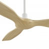 Ivy Neo 132 ΅Black Natural Wood Outdoor Ceiling fan with DC motor and LED light by Sulion