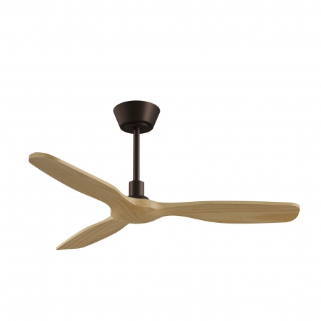 Balcony Neo 107 Brown Natural Wood Outdoor Ceiling fan with DC motor  by Sulion