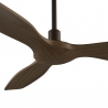 Balcony Neo 107 Brown Medium Wood Outdoor Ceiling fan with DC motor  by Sulion