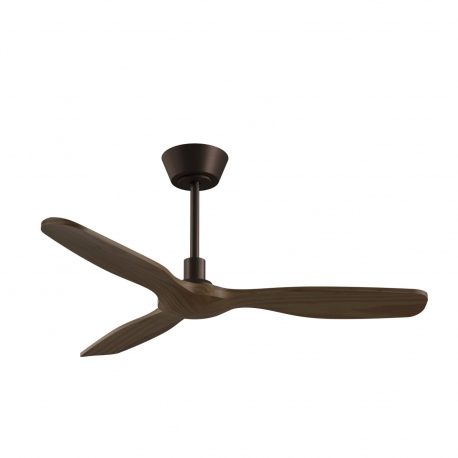 Balcony Neo 107 Brown Medium Wood Outdoor Ceiling fan with DC motor  by Sulion