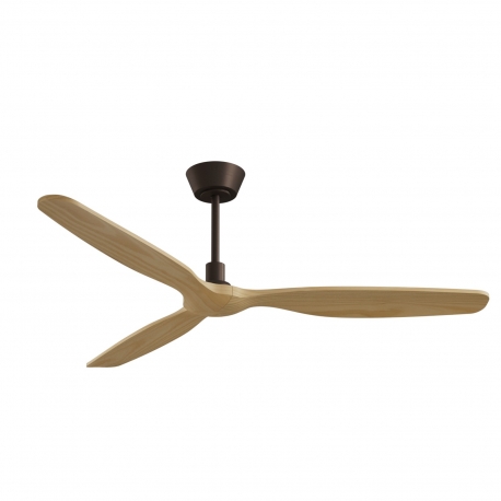 Balcony Neo 142 Brown Natural Wood Outdoor Ceiling fan with DC motor by Sulion