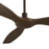 Balcony Neo 142 Brown Wood Outdoor Ceiling fan with DC motor by Sulion