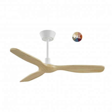 Balcony Neo 107 Brown Natural Wood Outdoor Ceiling fan with DC motor  by Sulion