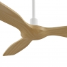 Balcony Neo 107 White Natural Wood Outdoor Ceiling fan with DC motor  by Sulion