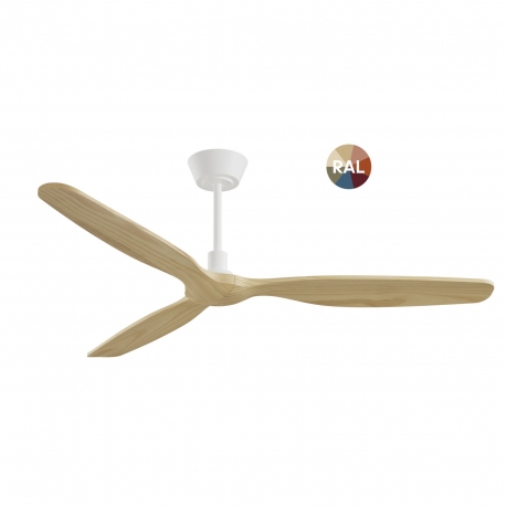 Balcony Neo 142 Brown Natural Wood Outdoor Ceiling fan with DC motor by Sulion
