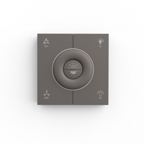 Wall Control for Sulion DC ceiling fans (with light) AC Powered White