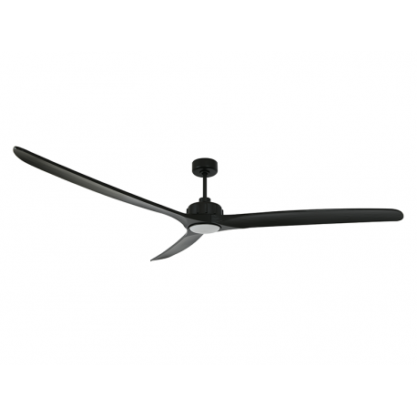Caelid White Outdoor DC ceiling fan with DC motor and LED light by Beacon