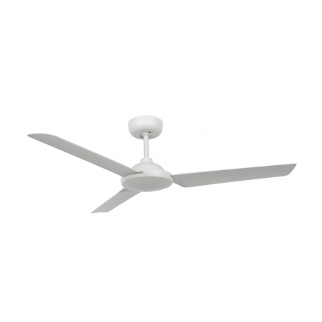 Caelid White Outdoor DC ceiling fan with DC motor and LED light by Beacon