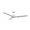 Caelid White Outdoor DC ceiling fan with DC motor and LED light by Beacon