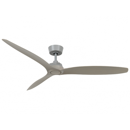 Caelid White Outdoor DC ceiling fan with DC motor and LED light by Beacon