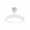 Bombay Estilo 89 White with DC motor, LED light and retractable blades by Sulion
