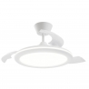 Bombay Estilo 89 White with DC motor, LED light and retractable blades by Sulion