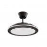 Bombay Estilo 89 Black with DC motor, LED light and retractable blades by Sulion