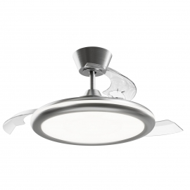 Bombay Estilo 89 Chrome with DC motor, LED light and retractable blades by Sulion