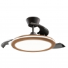Bombay Estilo 89 Black Wood with DC motor, LED light and retractable blades by Sulion