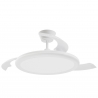 Bombay Estilo 89 White with DC motor, LED light and retractable blades by Sulion