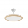 Bombay Estilo 107 White with DC motor, LED light and retractable blades by Sulion