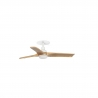 Heywood S White Natural wood with DC motor and LED light by Faro
