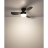 Mini Ceiling Fan with LED light and remote control by Globo