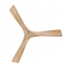 Macau Chrome Walnut with remote control by Casafan