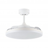 Stroll 106 White with DC motor, LED light and retractrable blades by Beacon