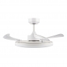 Stroll 106 White with DC motor, LED light and retractrable blades by Beacon