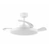 Stroll 106 White with DC motor, LED light and retractrable blades by Beacon